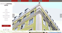 Desktop Screenshot of hotelbrownscentral.com
